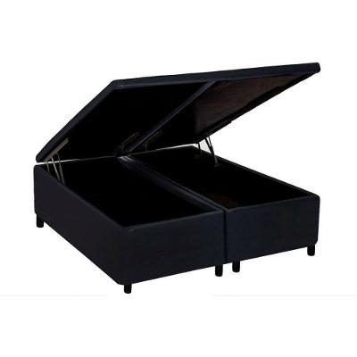 Cama Box Baú Universal King Courano Black (193x203x35) - Costa Rica