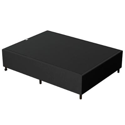 Base Para Cama Box Casal 138X188Cm Hit Suede Preto