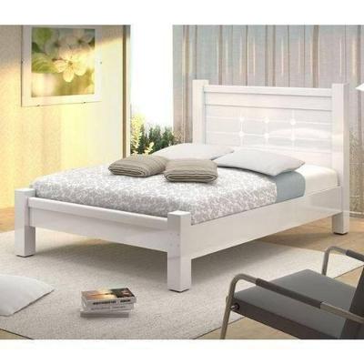 Cama Casal Imperial 1,40 Branco