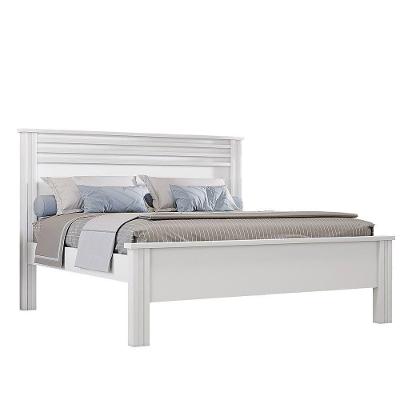 Cama Casal Rivera Fabricada Em Mdf E Mdp Novo Horizonte Branco