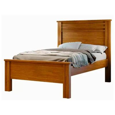 Cama Solteiro Com Painel Ripado Rivera Novo Horizonte Cumaru