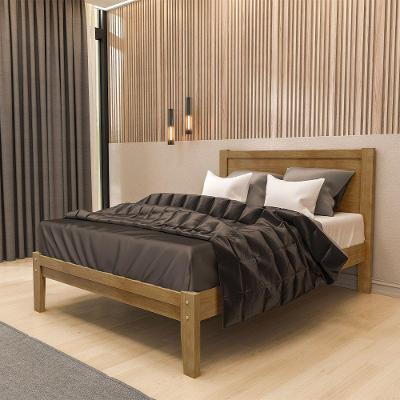 Cama Casal Decorativa Every Madeira 140Cm Freijó - G74 - Gran Belo