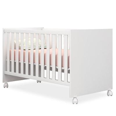 Berço Mini Cama Doce Sonho Com Rodizios Branco