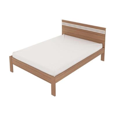 Cama De Casal Mdp Cm8009 Amendoa branco