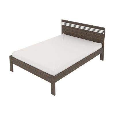 Cama De Casal Mdp Cm8009 Nogal branco