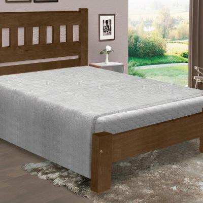Cama Queen Size Marrocos de Madeira Maciça Angelim Imbuia