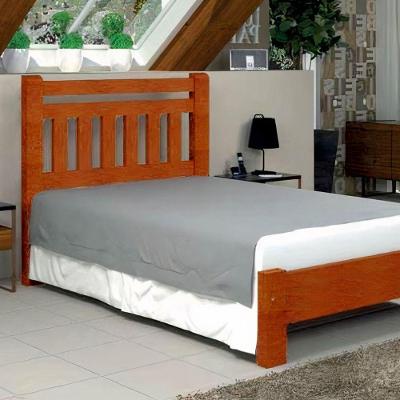 Cama Queen Size Tokio Angelim Pedra/tauari Mel