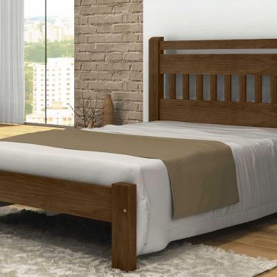 Cama Queen Size Mônaco Angelim Pedra/tauari Imbuia