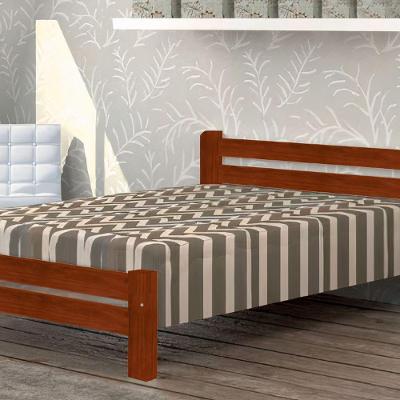 Cama Queen Size Itália de Madeira Maciça Angelim Mel