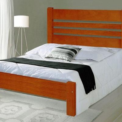 Cama Queen Size Moscou Angelim Pedra/tauari Mel