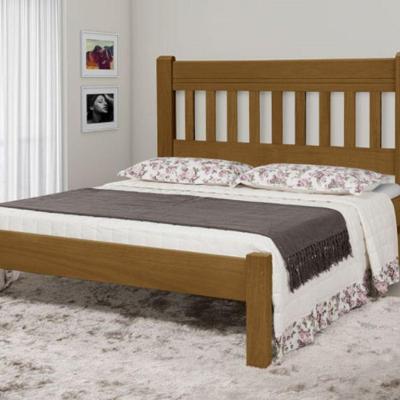 Cama de Casal Imperial de Madeira Maciça Tauari Imbuia