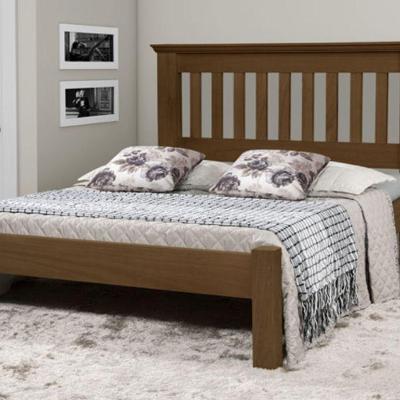 Cama de Casal Texas de Madeira Maciça Tauari Imbuia