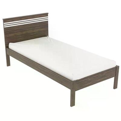 Cama Solteiro Cm8010 Nogal Branco Tecno Mobili Nogal Branco