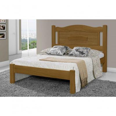 Cama Queen Size Paris de Madeira Maciça Tauari Imbuia