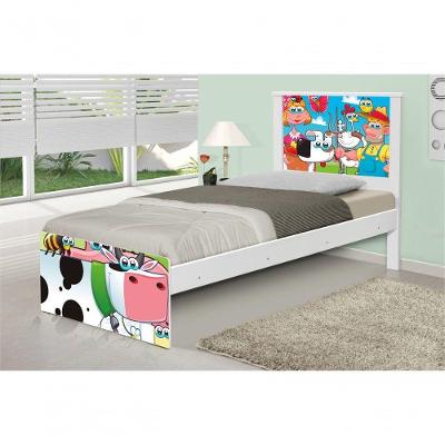 Cama Solteiro Fazendinha Feliz Com Colchão
