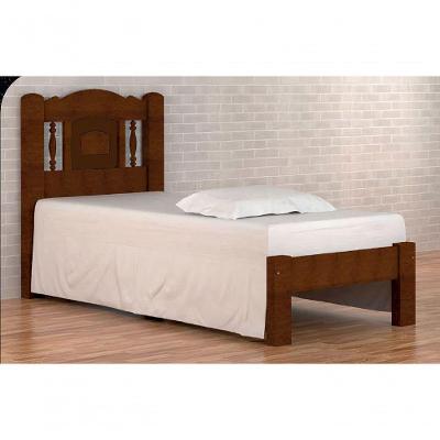 Cama Solteirão Atenas Angelim Pedra/Tauari Castanho