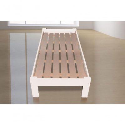 Cama Turca Solteirão Porto Angelim Pedra/Tauari Branco