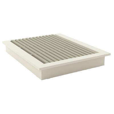 Cama De Madeira Para Colchão Casal 100% Mdf Off White