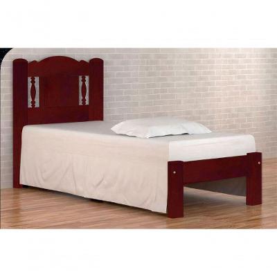 Cama Solteirão Atenas Angelim Pedra/Tauari Mogno