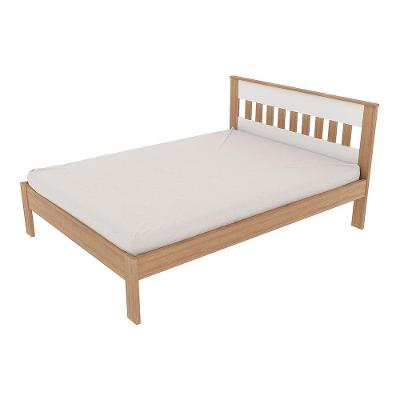 Cama De Casal Mdp Cm8007 Amendoa/Branco - Gran Belo