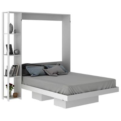 Cama Retratil De Parede Casal Cm8014 Branco Branco