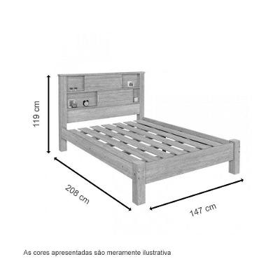 Cama Veneza Casal Mocaccino - Carmolar