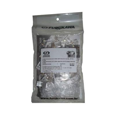 Conector Furukawa Rj45 Cat6 (Pacote C/50-Un.)