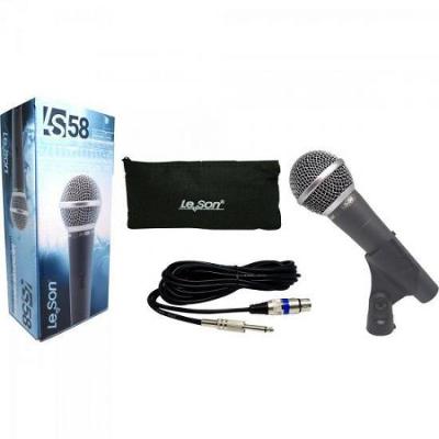 Microfone de Mão Dinâmico Ls58 Leson