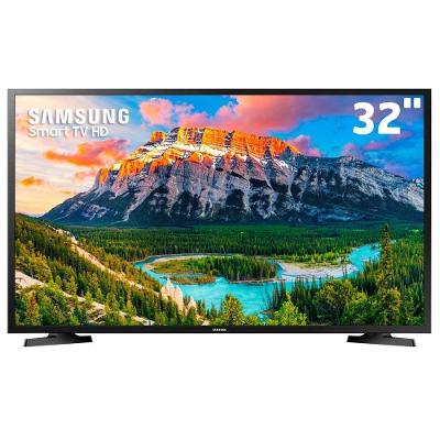 Smart Tv Samsung 32 Polegadas Hd Hdr Tizen Un32t4300agxzd Preto Bivolt