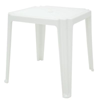 Mesa Quadrada Tramontina Riviera Basic Em Polipropileno Branco Tramontina