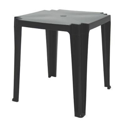 Mesa Quadrada Tramontina Tambau Basic Em Polipropileno Preto Tramontina