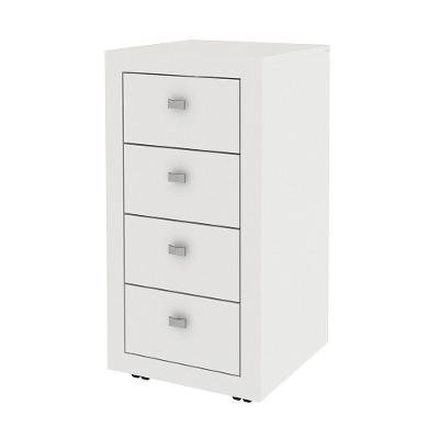 Gaveteiro Para Escritório Home Office Me4133 Mdp Branco