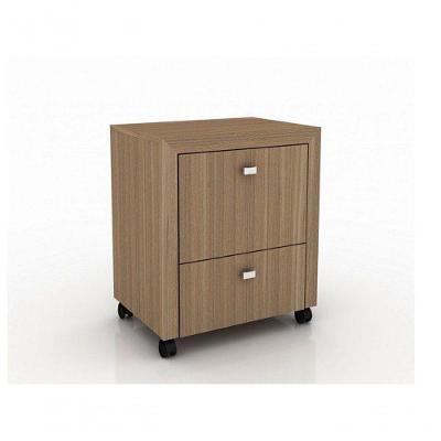 Gaveteiro Para Escritório Home Office Me4112 Mdp Amendoa