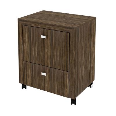 Gaveteiro Para Escritório Home Office Me4112 Mdp Nogal