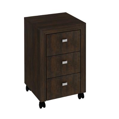 Gaveteiro Para Escritório Home Office Me4108 Mdp Rustico