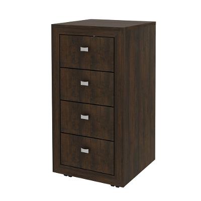 Gaveteiro Para Escritório Home Office Me4133 Mdp Rustico
