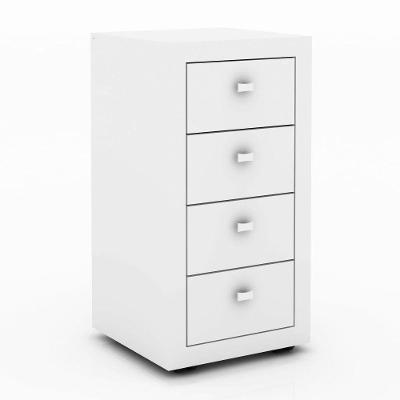 Gaveteiro 4 Gavetas Me4133 Branco Tecno Mobili