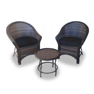 2 Poltronas + 1 Mesa Centro Duna Midnight