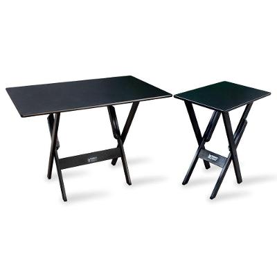 Conjunto De Mesa 110x70 Com Mesa Aparador Preto Cor: Preto