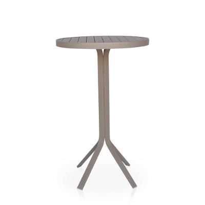Mesa Bistrô Alta Para área Externa, Gourmet, Churrasqueira E Jardim - Cappuccino