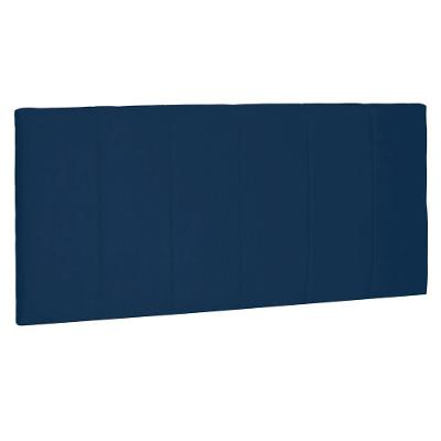 Cabeceira Estofada Box Casal King 195cm Azul Marinho