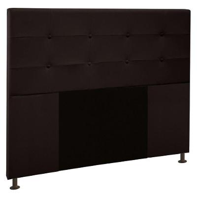 Cabeceira Cama Box Casal Queen 160Cm D10 Safira Corano Marrom - Mpozenato