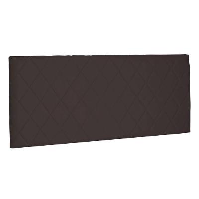 Cabeceira Painel Estofada Box Casal Esmeralda 140cm Café