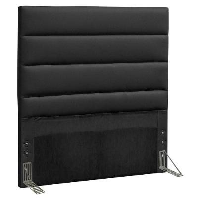 Cabeceira Quarto Solteiro Greta 90Cm Corano Preto - D'Monegatto