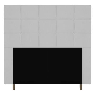 Cabeceira Cama Box Casal King Size Leiria 195cm Branco