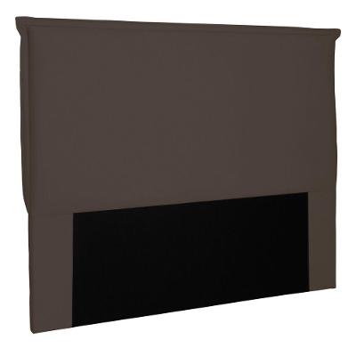 Cabeceira Estofada Cama Box Casal Veneza 140cm Suede Café
