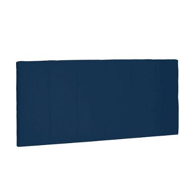 Cabeceira Painel Arizona Solteiro 90cm Suede Azul Marinho