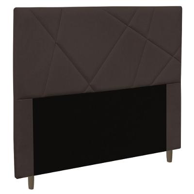 Cabeceira Cama Box Casal King Size Mali 195cm Corano Marrom