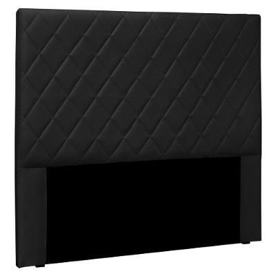 Cabeceira Estofada Cama Box Casal Esmeralda 140cm Preto