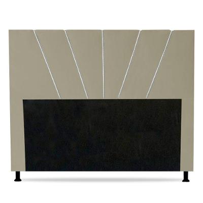 Cabeceira Cama Box Solteiro Dallas 90cm Corano Bege